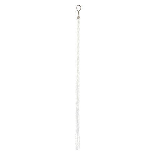 Melrose 77230 Plastic Bead Garland, 19-inch Height, Silver