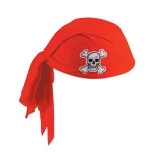 Beistle Pirate Scarf Hat [Contains 3 Manufacturer Retail Unit(s) Per Amazon Combined Package Sales Unit] - SKU