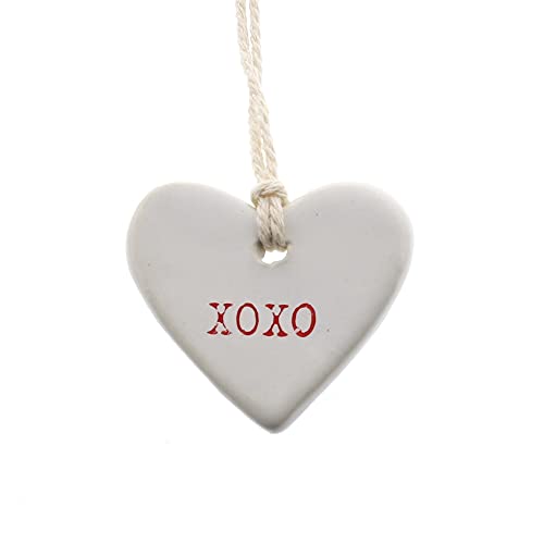 HomArt 37069-36 XOXO Gift Tag, 1.50-inch Length, Ceramic