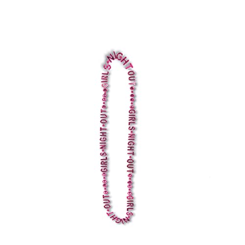 Beistle Girls' Night Out Beads-Of-Expression Party Accessory (1 count) (1/Card)