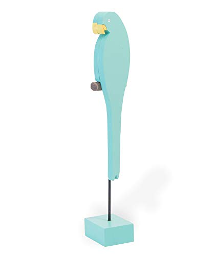 Boston International Decorative Shelf Sitter, 2.5 x 12.5-Inches, Tad Turquoise