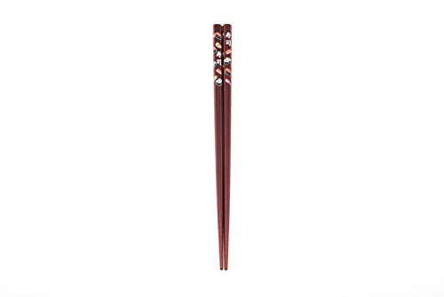 FMC Fuji Merchandise Fine Quality Wooden Dining Chopsticks Single Pair Made In Japan (Sushi Brown)