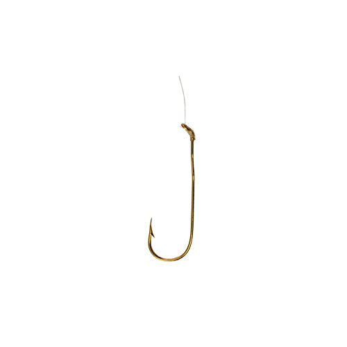 TTI-Blakemore Tru Turn Snelled Baitholder Hook (24k Gold, 6)