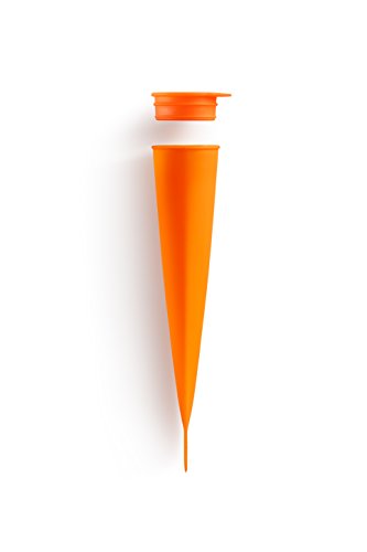 L√©ku√© Ice Cream Pop Mold (1 Unit), Orange