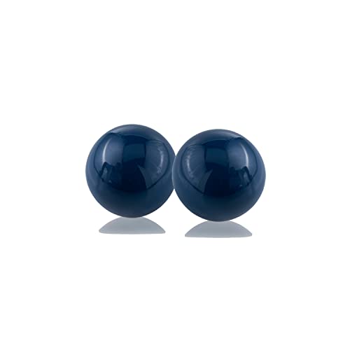 Modern Day Accents Bola Classic Blue Sphere/3" D - Set of 2