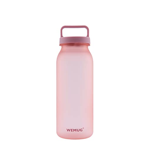 WEMUG Minimalist Water Bottle with Handle, Small 620 ml, BPA-Free Tritan Plastic, Compatible with WEMUG Filter (Optional, filter not included)