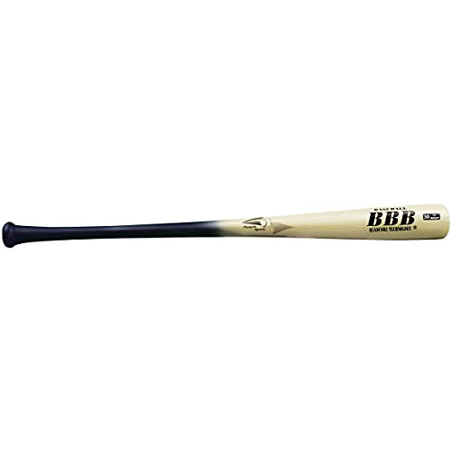 BamBooBat Adult Handle Black Barrel Natural Bat, 32-Inch/29-Ounce