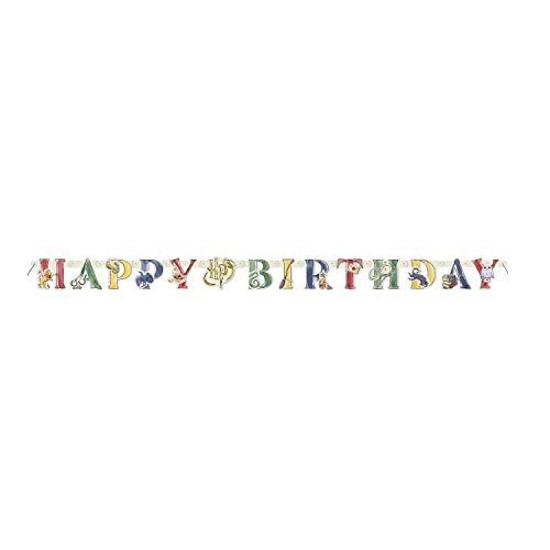 Unique Industries Unique 23568 Birthday Banner-1.82 m-Harry Potter Party, Multicolour
