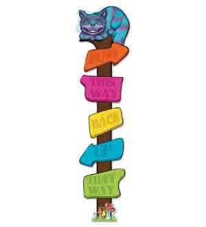 Beistle Alice in Wonderland Directional Cutout [Contains 2 Manufacturer Retail Unit(s) Per SKU