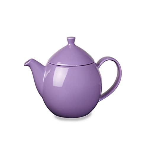 Forlife New Dew Teapot with Basket Infuser 14 ounce, 6.38-inch Length, Purple