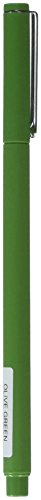 Uchida of America 4300-C-15 Carded Le Pen, .03mm Point, Olive Green, 1-Pen