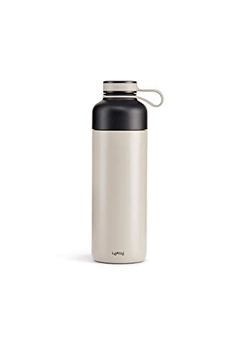 L√©ku√© Go Insulated Bottle, 16.9oz, Gray