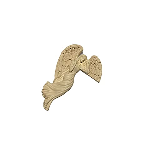 Comfy Hour Faith and Hope Collection Praying Corner Angel to The Right Figurine, Statue, Home Decoration, Polyresin, Beige