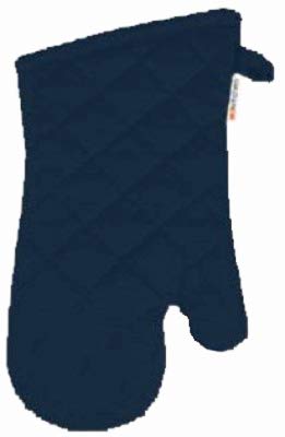 MUkitchen 6004-1955 Oven Mitt, Ink Blue, 100% Quilted Cotton - Quantity 4