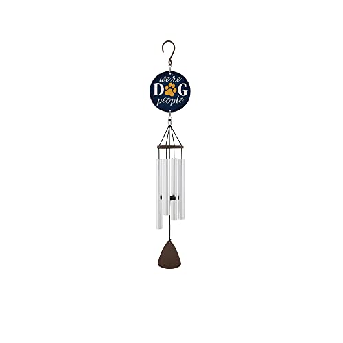 Carson Home 60968 Dog People Picture Perfect Chime, 27-inch Length, Aluminum, Adjustable Striker and Strung with Industrial Cord