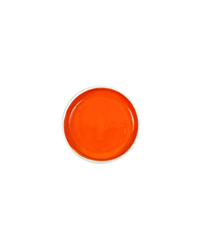 Yasutomo Sumi-E Watercolor in Porcelain Dish, Vermillion
