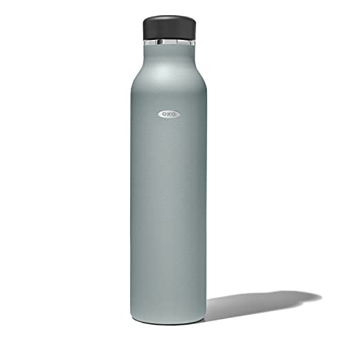 OXO Insulated Water Bottle, 24 oz, Slate