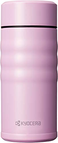 Kyocera Travel Mug with Twist Top, 12oz, Cotton Candy Pink