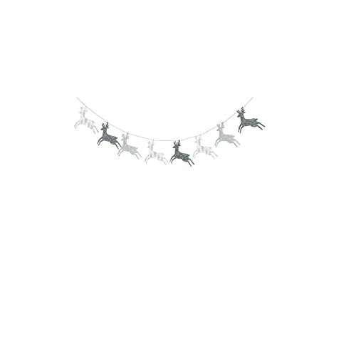 Ganz CX175543 Deer Decorative Garland, 55-inch Length