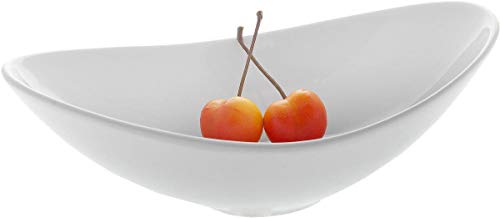 Wilmax White Porcelain Set Of 6 Dishes (8" X 4.7'' X 2.5'' / Set Of 6) | Dishwasher Safe, Easy To Clean | Fine, English Porcelain