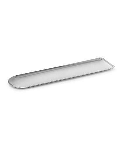 Umbra Junip White Stainless Steel Bathroom Amenity Tray, Chrome