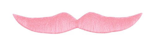Beistle Hairy 'stache, 5 1/2-Inch, Pink