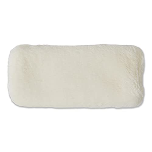 Bucky Hot & Cold Therapy Spa Collection, Reversible Ultra Luxe Eye Pillow, Plush Cream