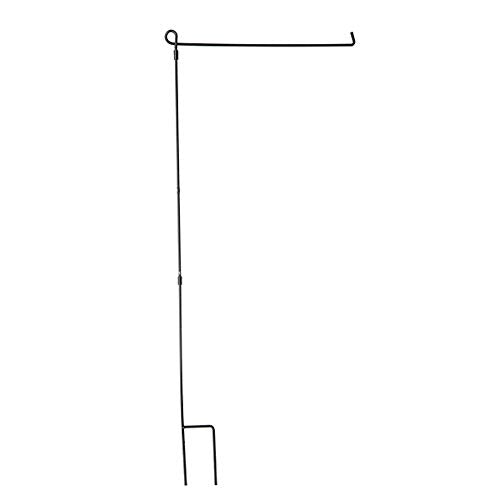 Ganz ER66205 Garden Flag Stake, 42-inch Height, Black