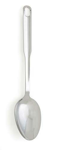 Norpro Polished Stainless Steel Spoon, 12.5-Inch, Silver