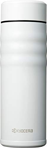 Kyocera Travel Mug with Twist Top, 17oz, Pearl White