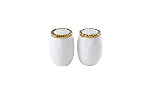 Pampa Bay Golden Salerno Salt & Pepper Shakers