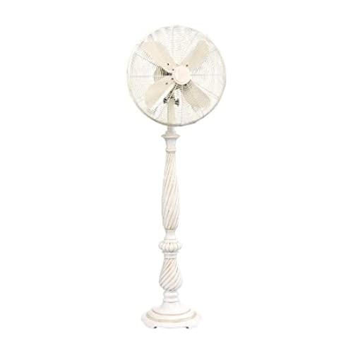 DecoBreeze CC Home Furnishings 55" Elegant Antique Style Oscillating Indoor Standing Floor Fan