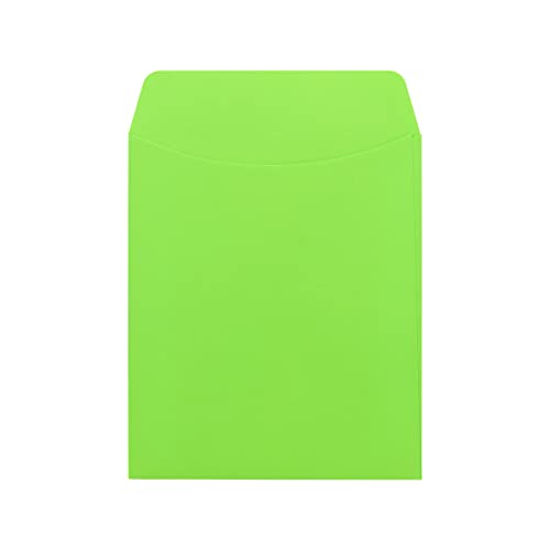 Hygloss Products Library Card Perfect for Classroom, Arts & Crafts & Much More-Non-Adhesive-3.5‚Äù x 5‚Äù -Pack of 30 Pockets, 30 Count (Pack of 1), Electric Lime