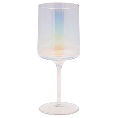 Karma Gifts KA6020 WINE GLASS, 8", IRIDESCENT