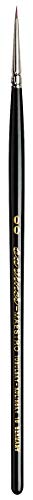 Gregory Daniels Fine Arts da Vinci Watercolor Series 10 Maestro Paint Brush, Round Kolinsky Red Sable, Size 2/0