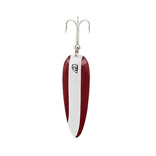 Dardevle Eppinger Huskie Fishing Lures, White/Red, 2-Ounce