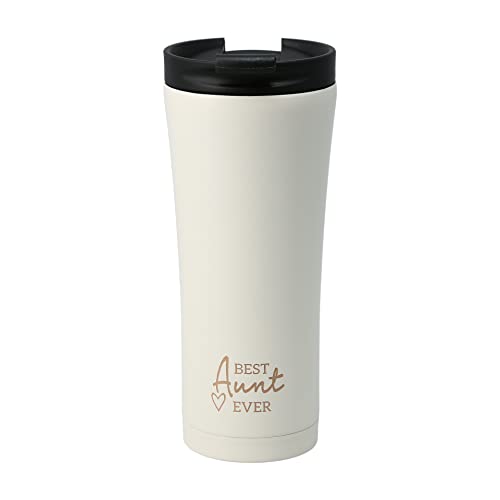 Pavilion - Best Aunt Ever - 17 oz Travel To-Go Insulated Coffee Mug Cup Auntie Aunty Tee-Tee Ti-Ti Tia Gift