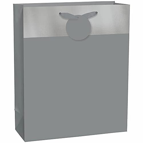 Amscan Paper Bag | Matte Gray | 1pc