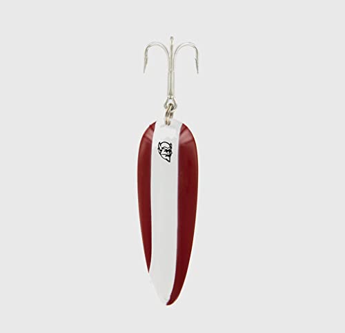 Dardevle Fishing Equipment, 1 oz, Red/White Stripe