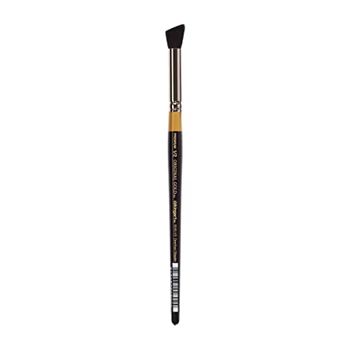 KINGART Original Gold Specialty 9245 Series, Russian Fitch Natural Blend Deerfoot Stippler Artist Brush (3/8)