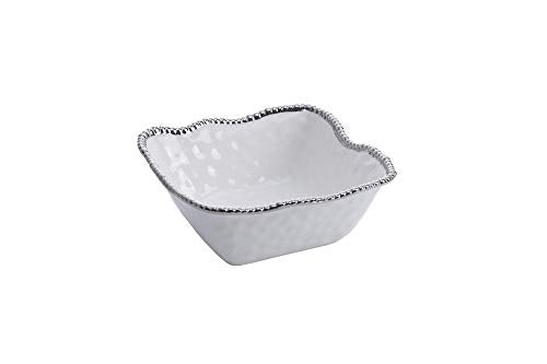 Pampa Bay Salerno Porcelain Large Square Salad Bowl