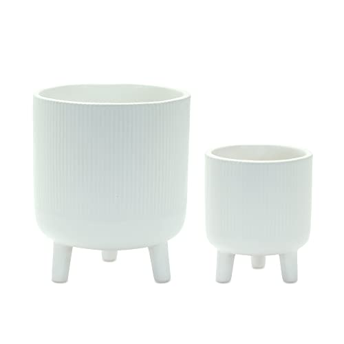 Melrose 85219 Pot with Legs, Set of 2