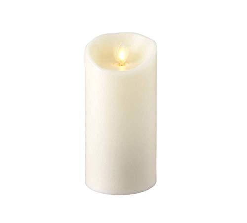 Raz Liown 3"X6 Flameless Ivory Vanilla Scented LED Wax Battery Operated Pillar Candle with Timer SKU 16093
