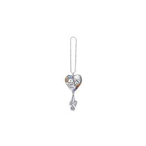 Ganz Car ER61345 Heart Charm, 6-inch Length, Multicolor (A Piece of My Heart Lives in Heaven)