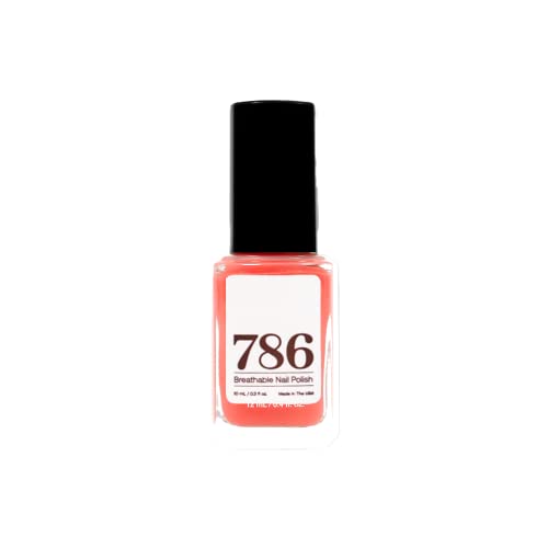 786 Cosmetics Breathable Nail Polish - Vegan Nail Polish, Cruelty-Free, Healthy, Halal Nail Polish, Fast-Drying Nail Polish (Tokyo)