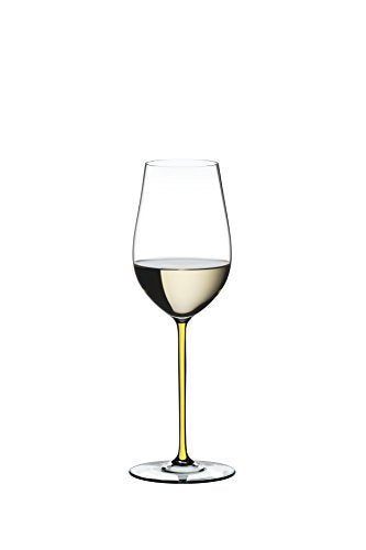 Riedel Fatto A Mano Riesling/Zinfandel Wine Glass, Yellow