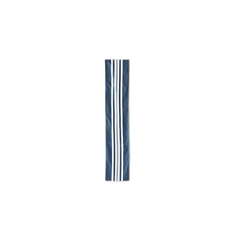 K&K Interiors Blue and White Striped Cotton Table Runner, 72-inch Height