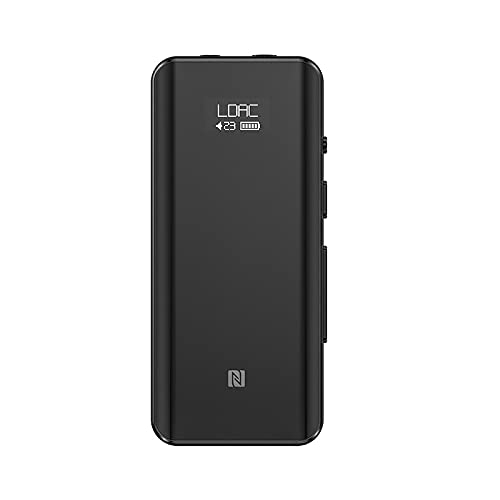 FiiO BTR5-2021 Receiver Bluetooth5.0 Headphone Amp Hi-Res 384K/32Bit Native DSD256 USB DAC Supports LDAC/aptX HD CVC 8.0 for Phone/PC/Car/Home Audio(Comes with Type-C to Lightning Cable)