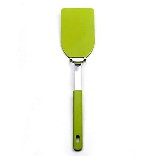 RSVP International Medium Nylon Nonstick Flexible Spatula, Green