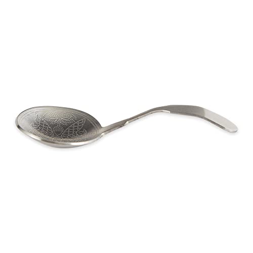 RSVP International Endurance Kitchen Collection Measuring Tools, Dishwasher Safe, Mini Oval Tea Scoop, Stainless Steel
